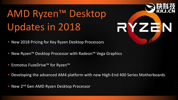 12nm工艺/Zen+架构！AMD官宣第二代Ryzen：Zen 3也不远