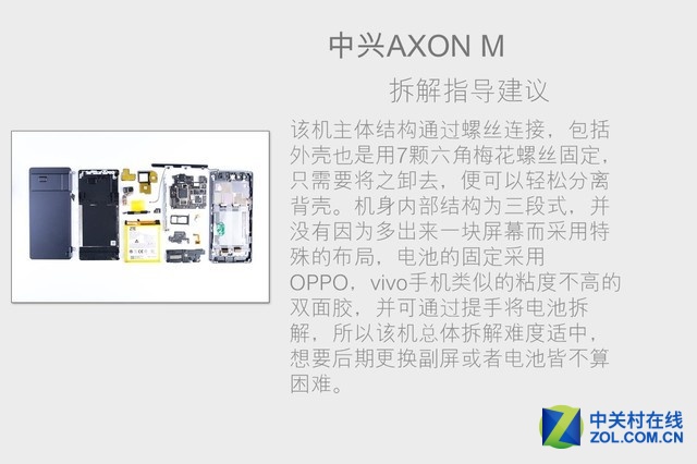 可翻折但不脆弱 中兴AXON M拆解首发