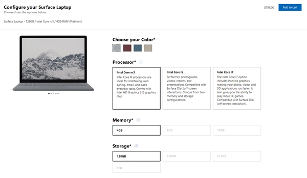 便宜1250元！Surface Laptop笔记本新增m3款：4.5W神U