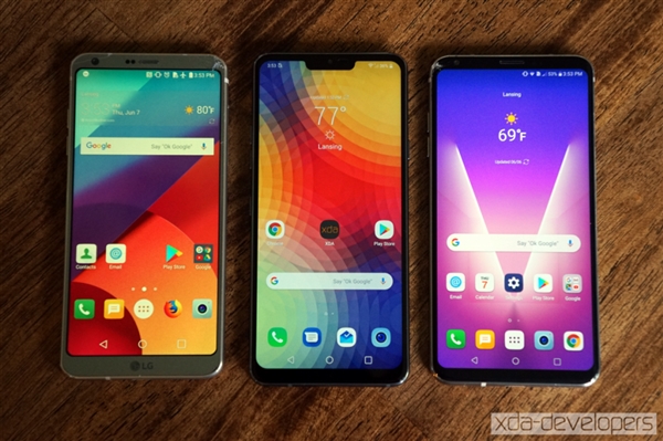 LG V40新旗舰机现身：POLED刘海屏、后置双OIS镜头