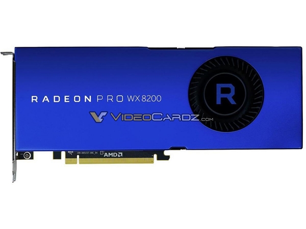 AMD Radeon Pro WX 8200专业显卡首次亮相：Vega 56变种