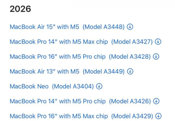 苹果最便宜笔记本提前现身:将定名MacBook Neo!